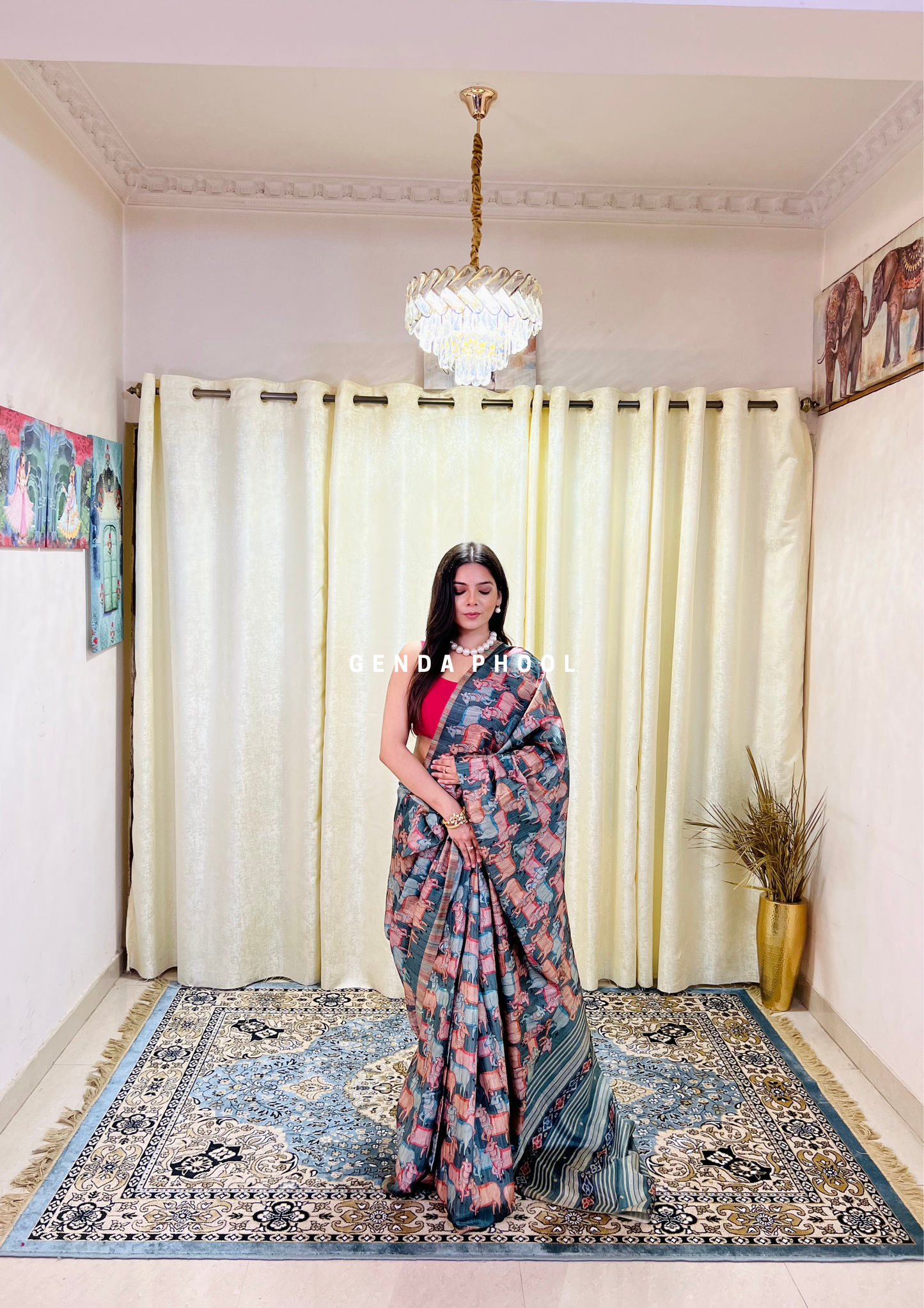 Tussar Silk Saree