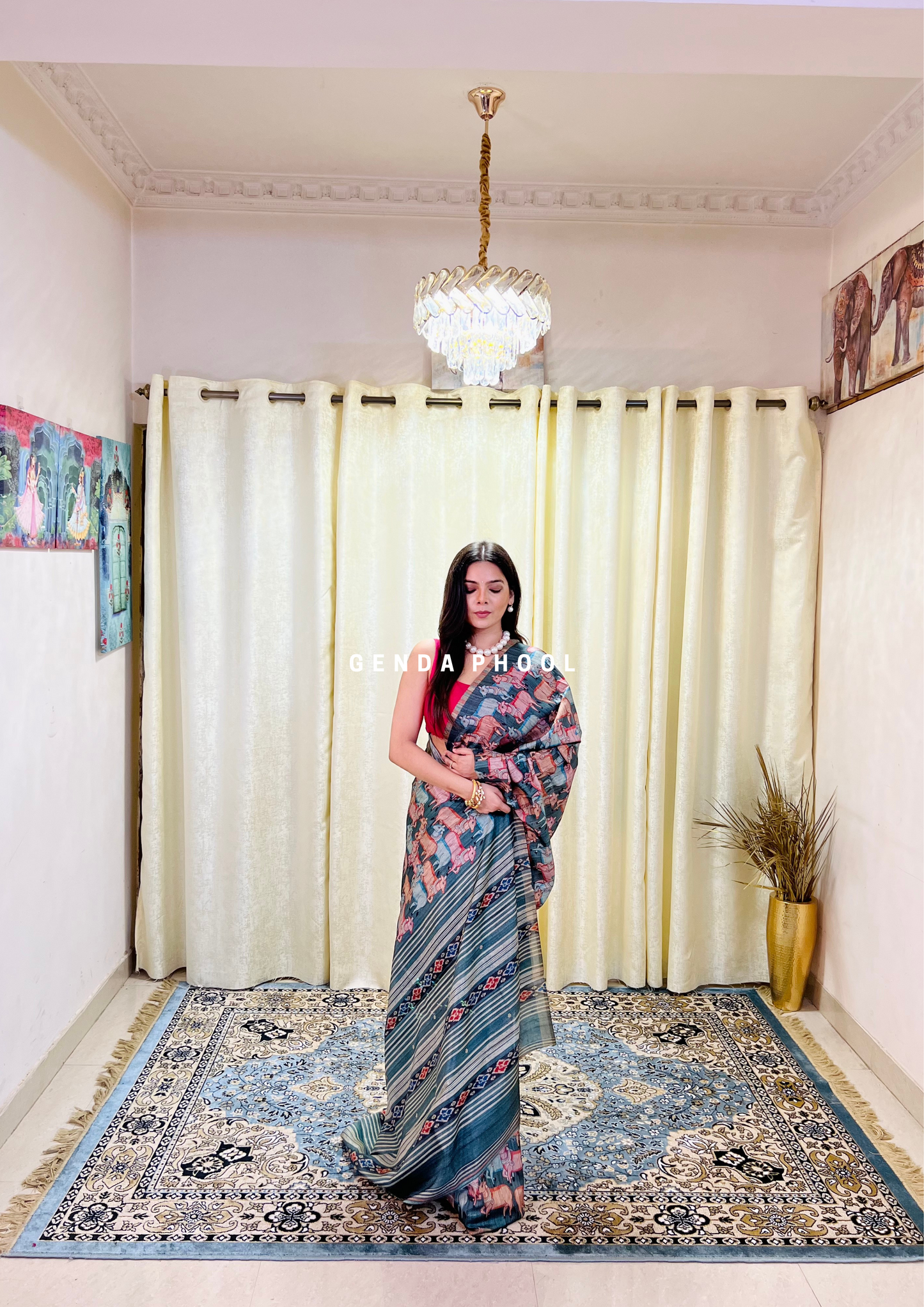 Tussar Silk Saree