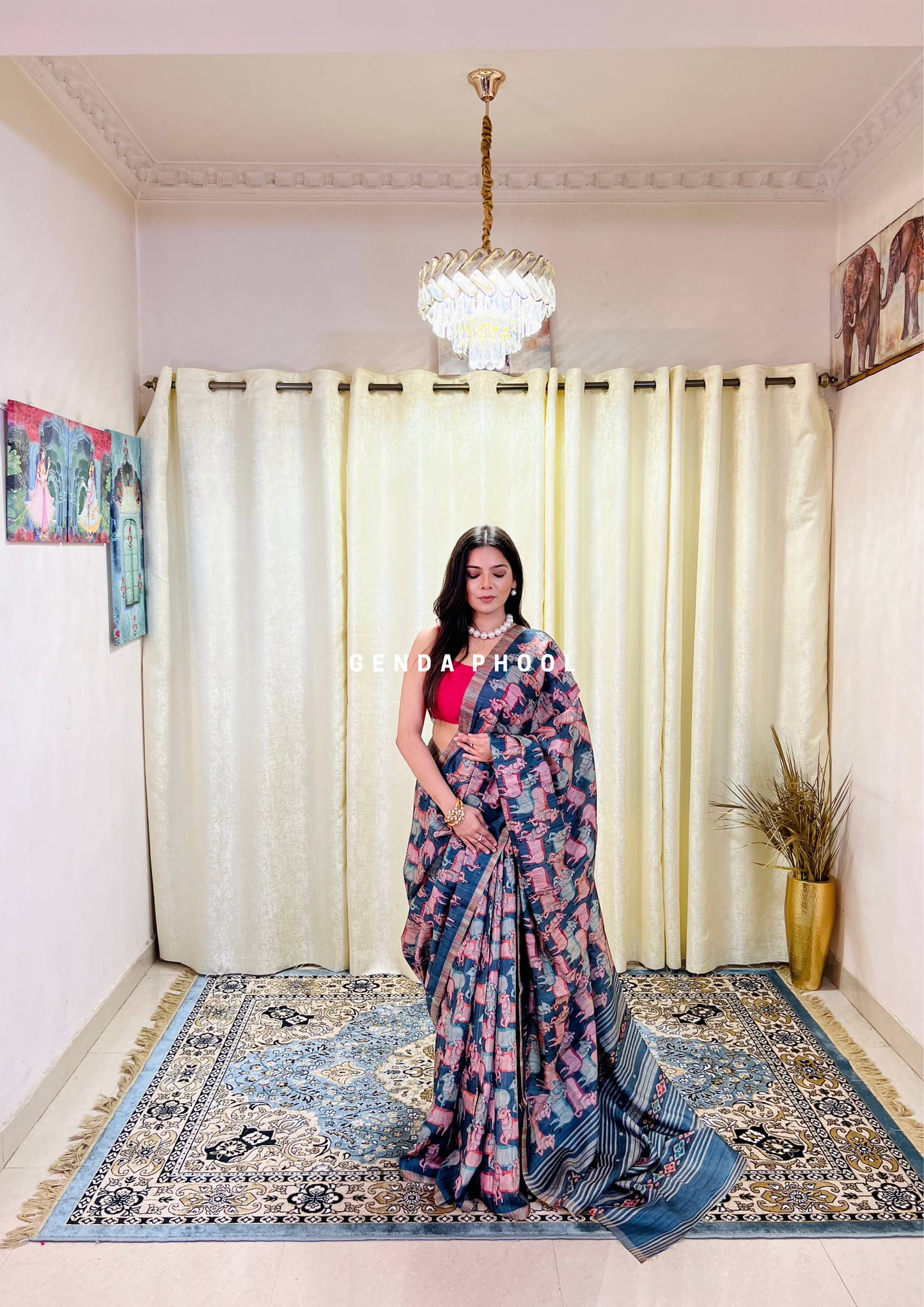 Tussar Silk Saree