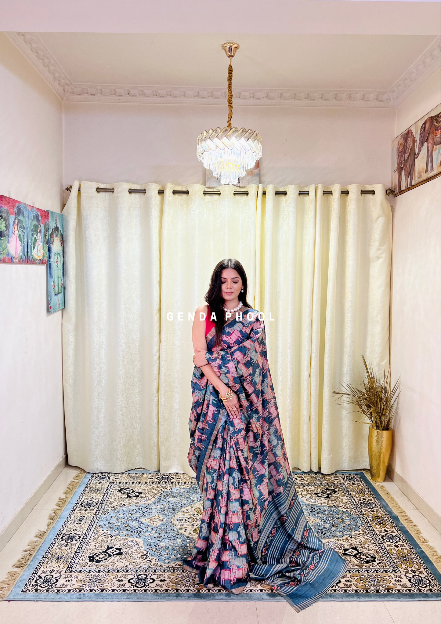 Tussar Silk Saree