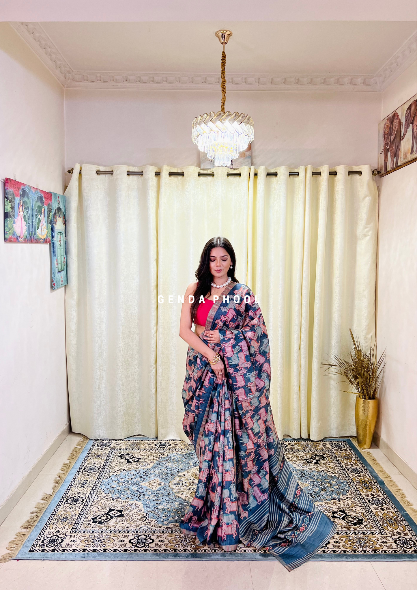 Tussar Silk Saree