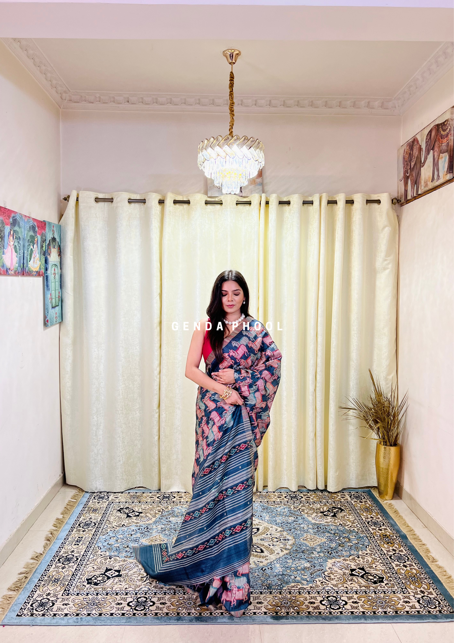 Tussar Silk Saree