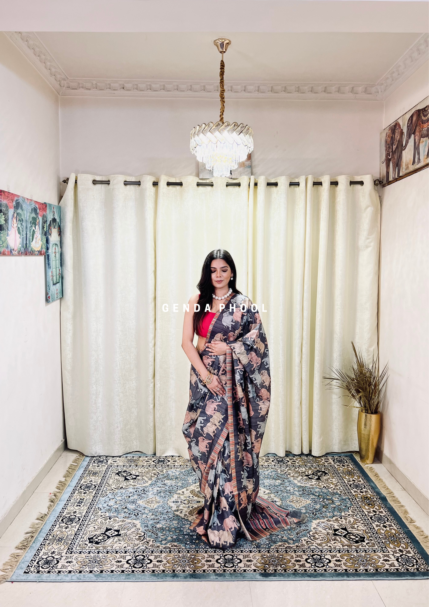 Tussar Silk Saree