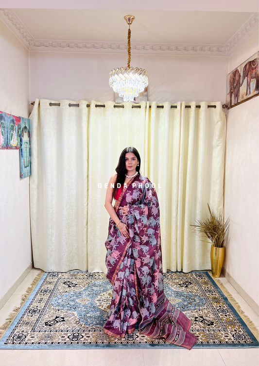 Tussar Silk Saree